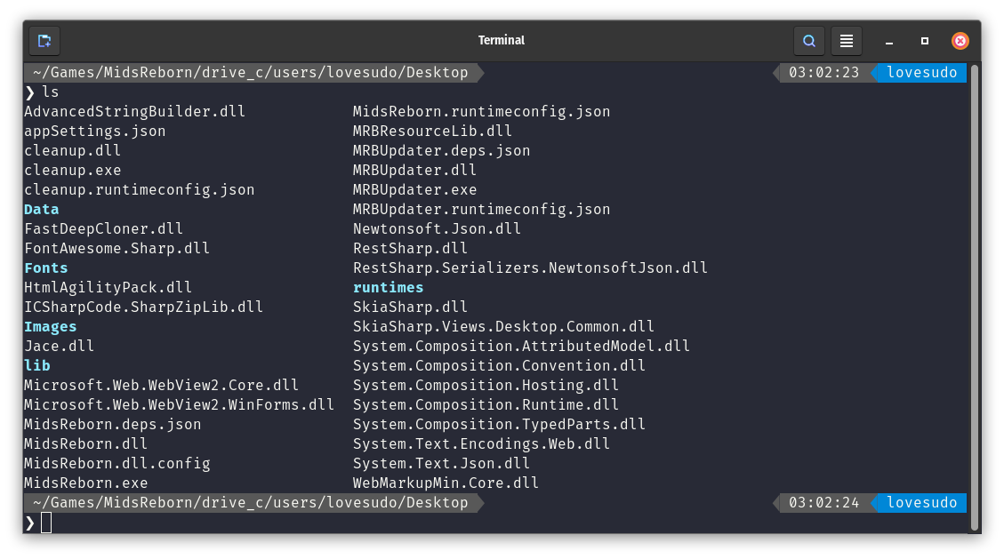 Extraction path of zip contents